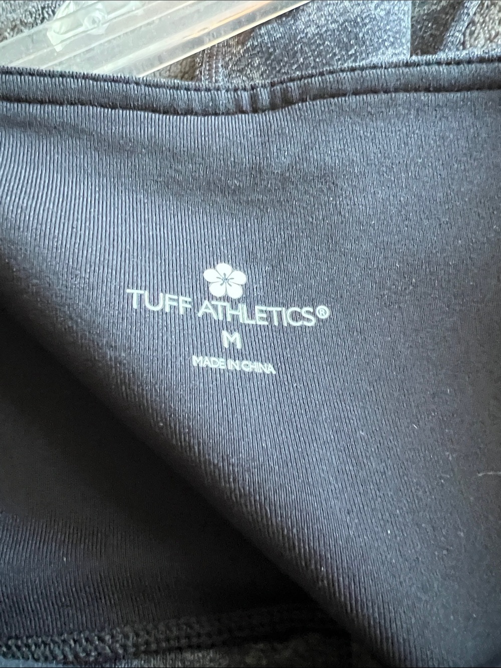 Tuff Athletics Charcoal Camo High-Waist Leggings - Picture 7 of 8